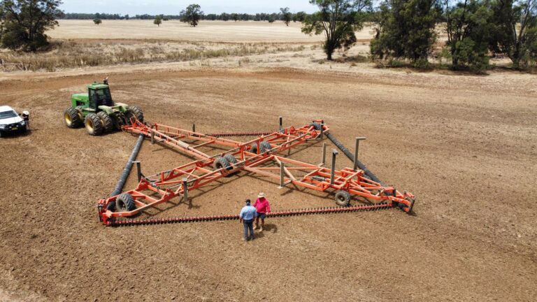 A BROOKFIELD ChainBar in the paddock with the crew
